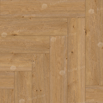 Кварцвиниловая плитка (Елочка) Alpine Floor PARQUET LIGHT Дуб Хатиса ЕСО 13-27